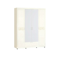 Шкаф четырехдверный с зеркалом Тиффани 93.14