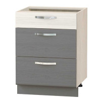 74.91 Графит Напольный шкаф (3 ящика с системой плавного закрывания)