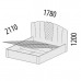 Кровать с подъёмным механизмом 99.21 Версаль 