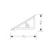 Плинтус PERFETTO-LINE Brazilian marble 8055 (заглушка 219725-006)
