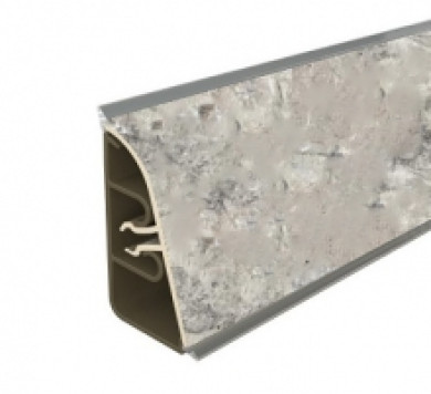 Плинтус для столешницы Thermoplast AP740 Цвет 1280 Мрамор серый (Марсель) 3 м
