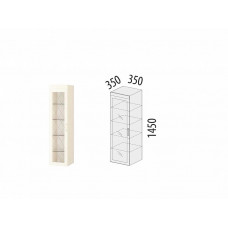 Шкаф-витрина малый (лев/прав) Тиффани 600.07