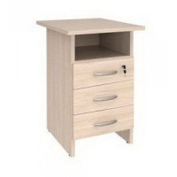 Тумба офисная приставная с замком Альфа 63.60